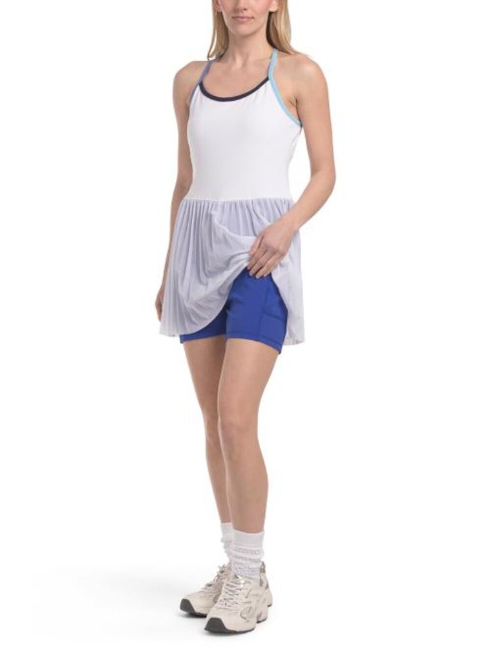 TEREZ Tlc Mesh Layover Tennis Mini Dress - Picture 3 of 5